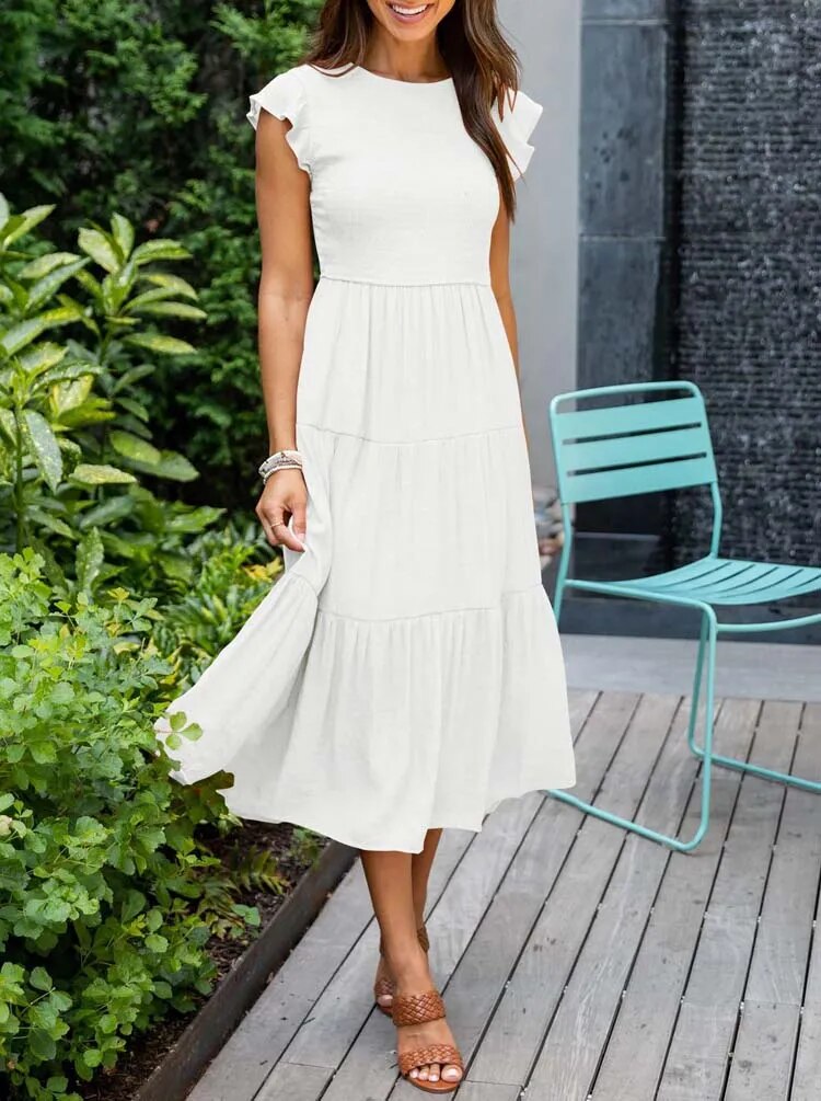 Celia™ | Vestido Elegante con Cobertura Abdominal