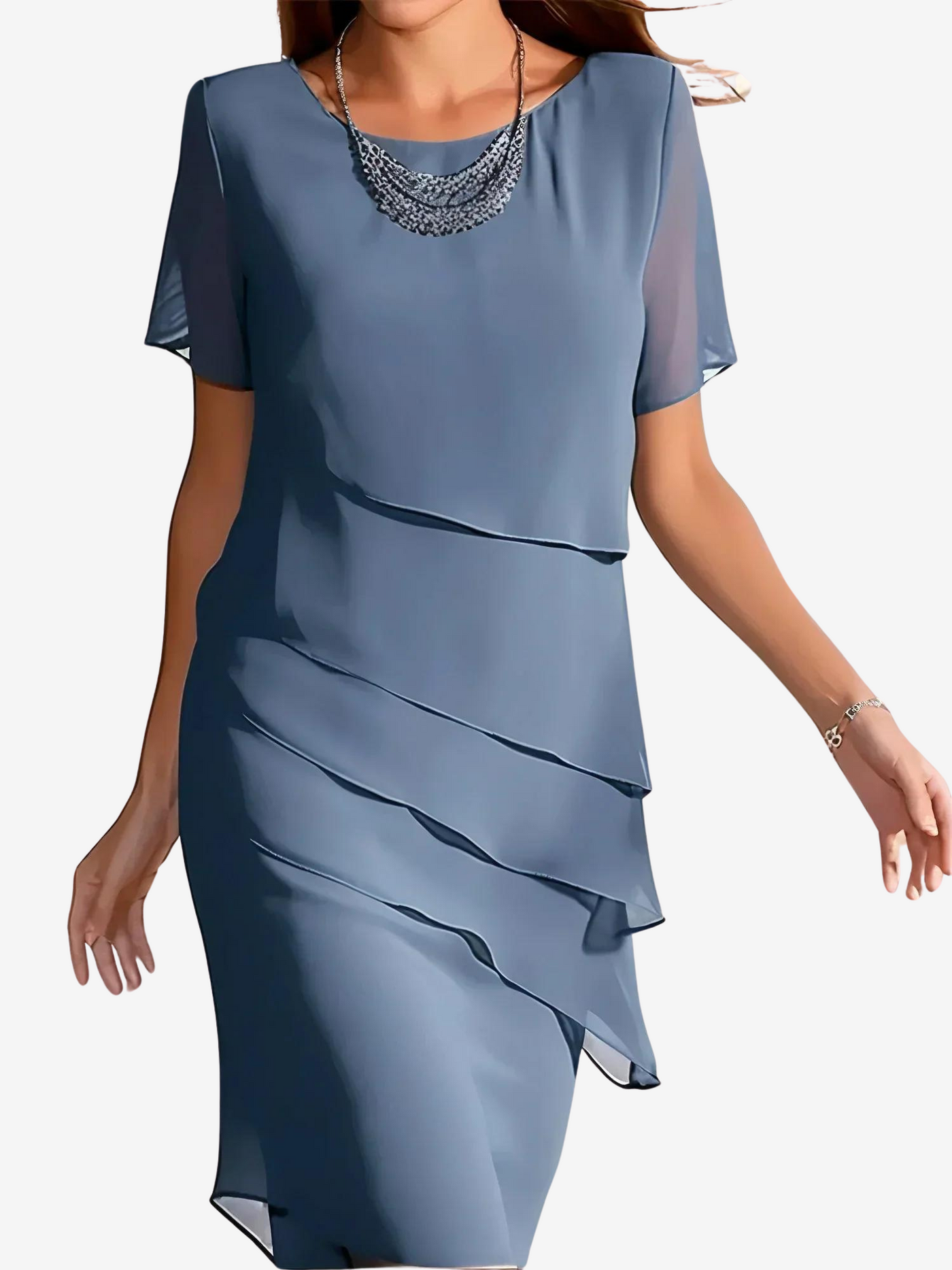 Olivia™️ | Vestido Estiloso con Cobertura de Abdomen