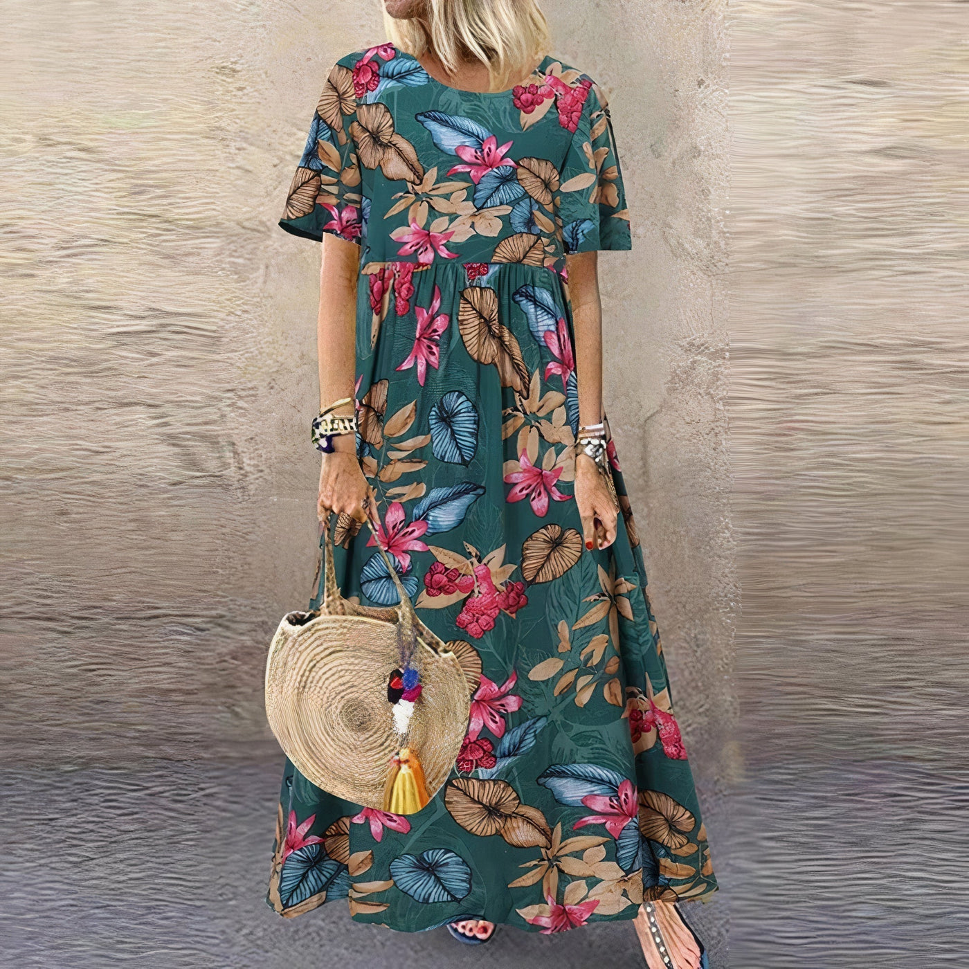 Dolores™ | Deslumbrante Vestido Maxi Floral