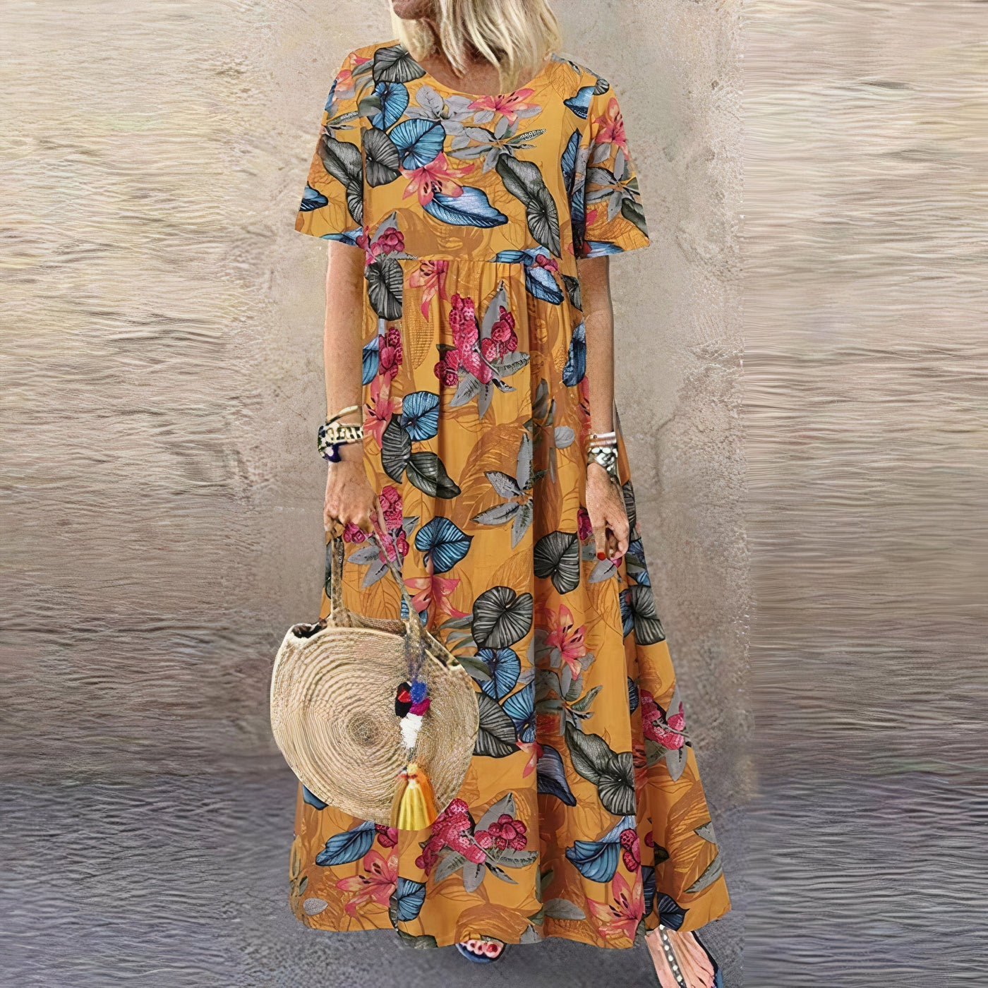 Dolores™ | Deslumbrante Vestido Maxi Floral