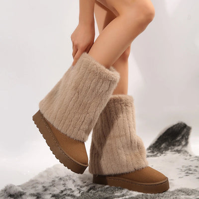 Savannah - Botas Elegantes de Invierno con Piel