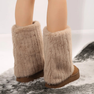 Savannah - Botas Elegantes de Invierno con Piel