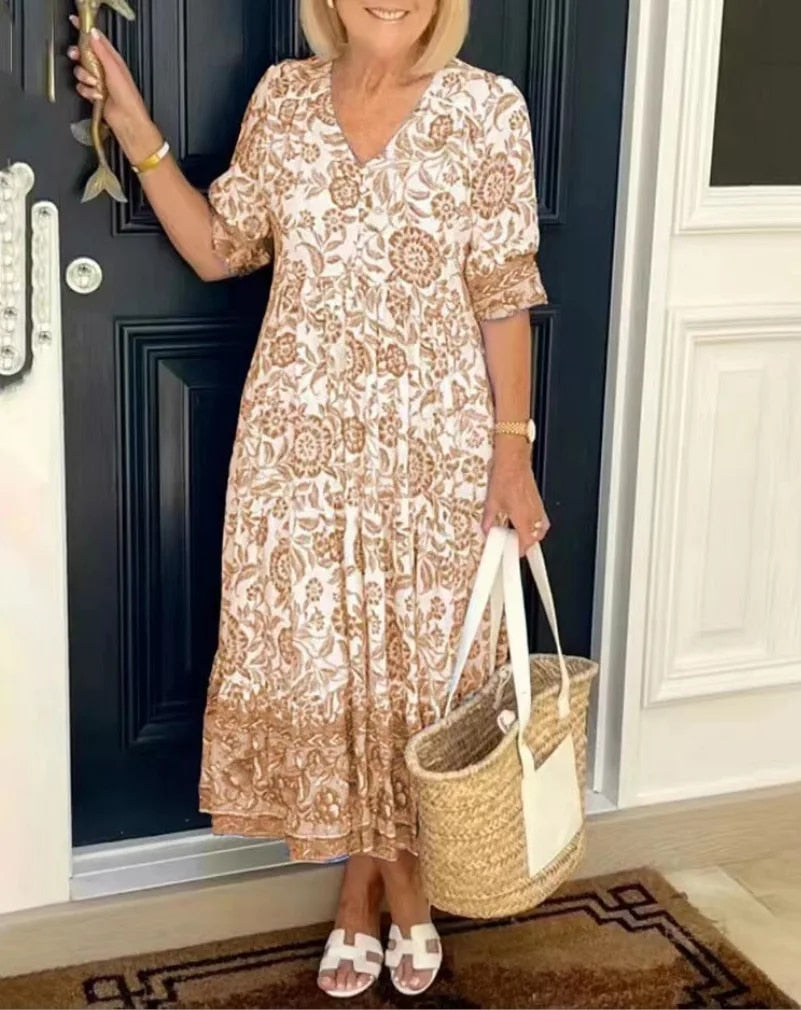 Beatriz™️ | Vestido Floral Elegante