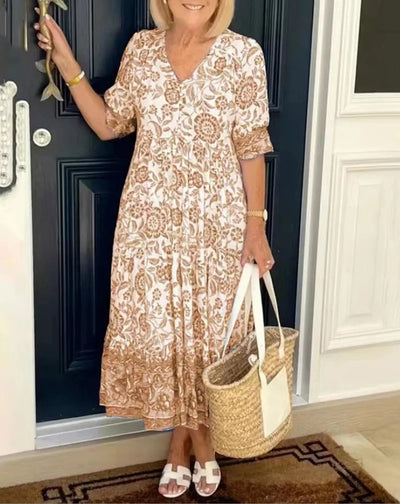Beatriz™️ | Vestido Floral Elegante