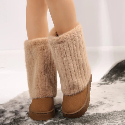 Savannah - Botas Elegantes de Invierno con Piel