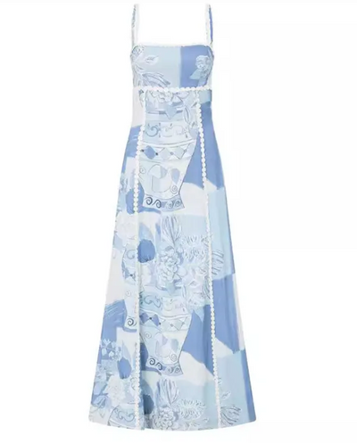 Rocío™ | Vestido Maxi con Lazo