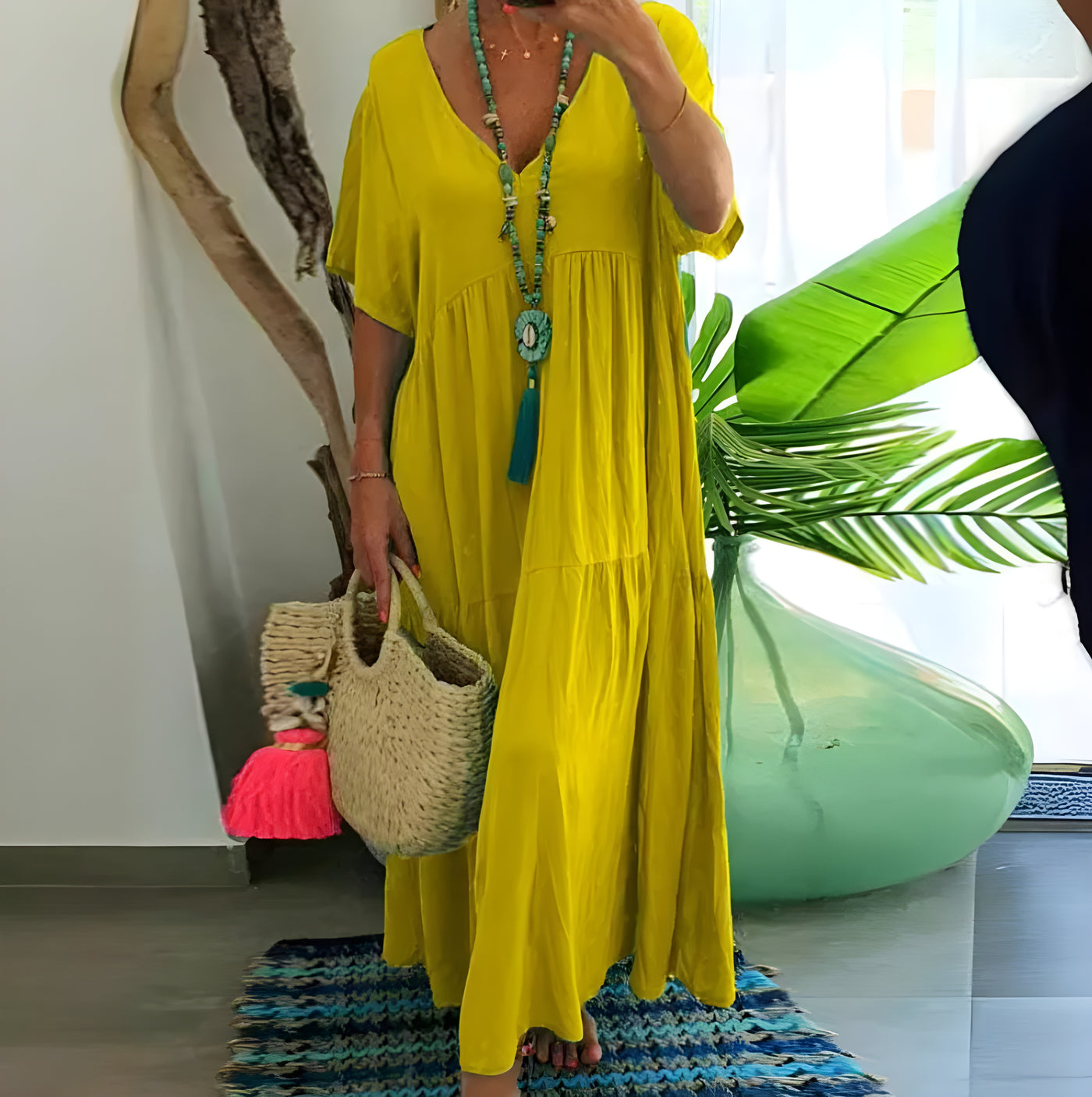 Rosario™ | El Vestido de Algodón y Lino Definitivo para el Verano