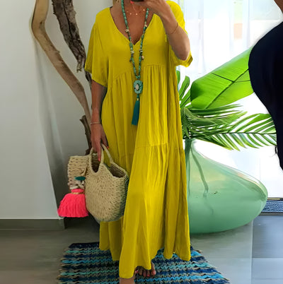 Rosario™ | El Vestido de Algodón y Lino Definitivo para el Verano