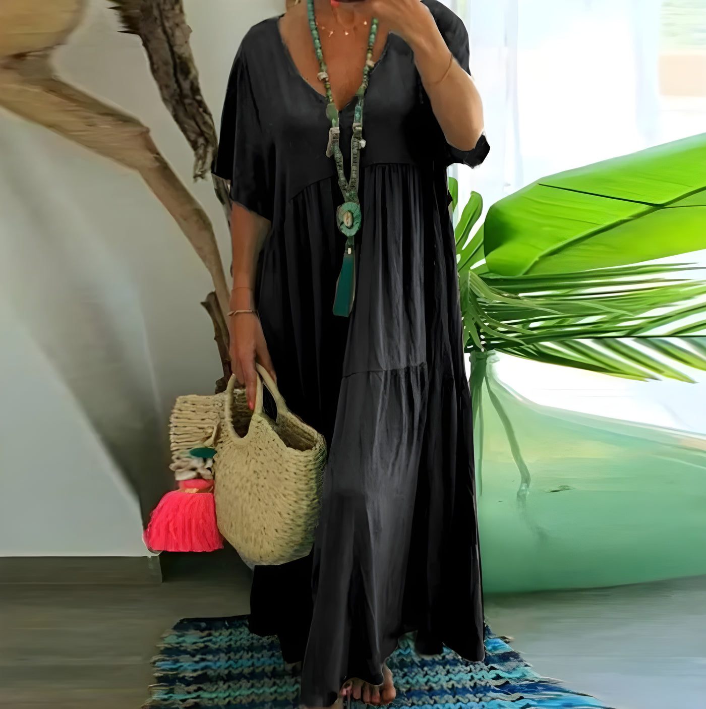Rosario™ | El Vestido de Algodón y Lino Definitivo para el Verano