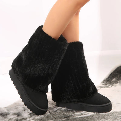 Savannah - Botas Elegantes de Invierno con Piel