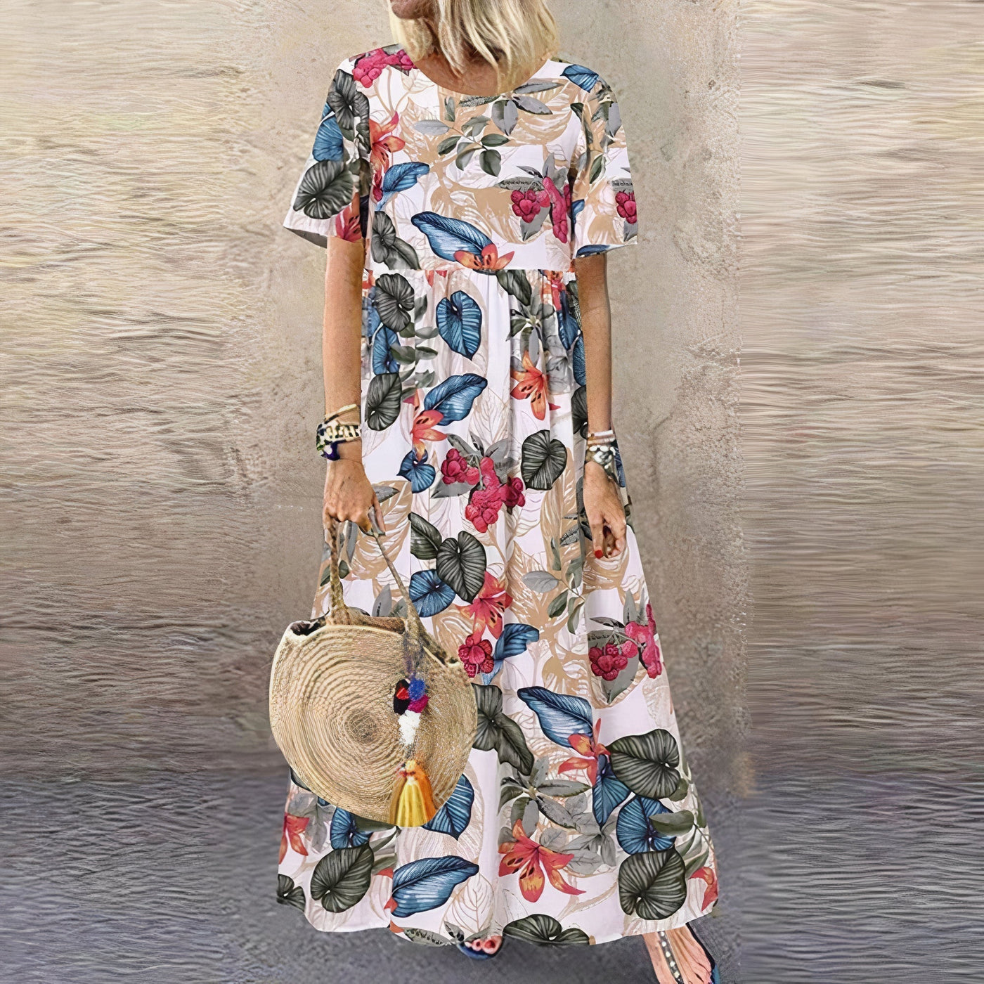 Dolores™ | Deslumbrante Vestido Maxi Floral