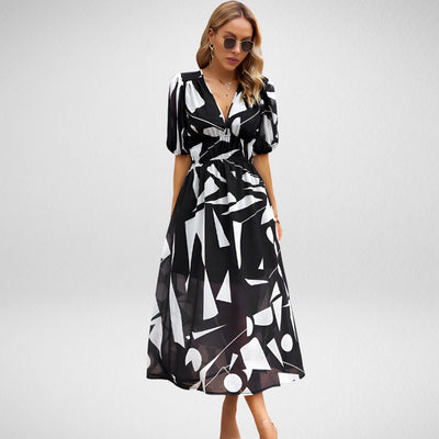 Andrea™ | Vestido Midi Encantador con Escote en V