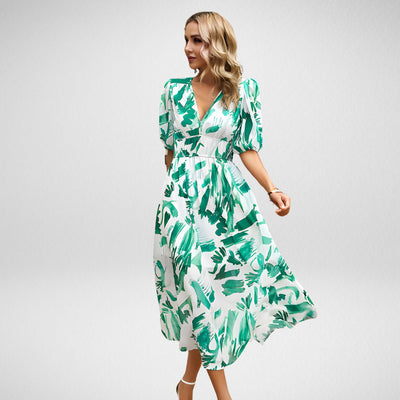 Andrea™ | Vestido Midi Encantador con Escote en V