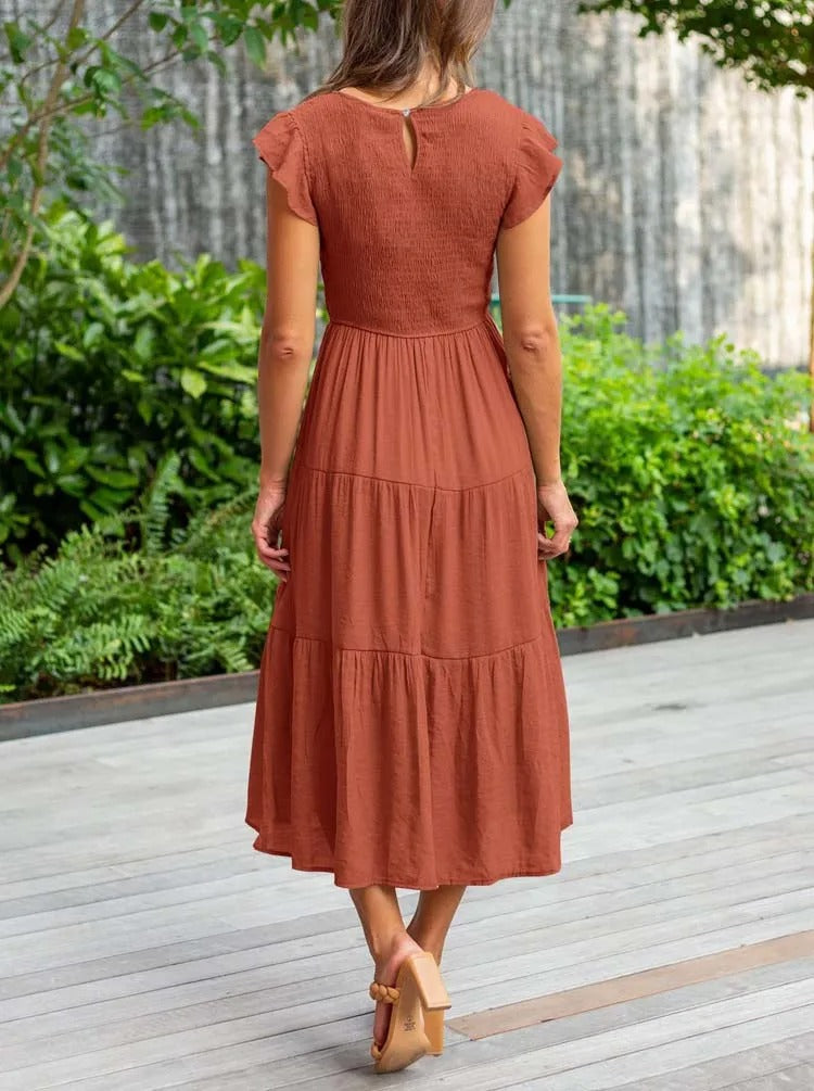 Celia™ | Vestido Elegante con Cobertura Abdominal
