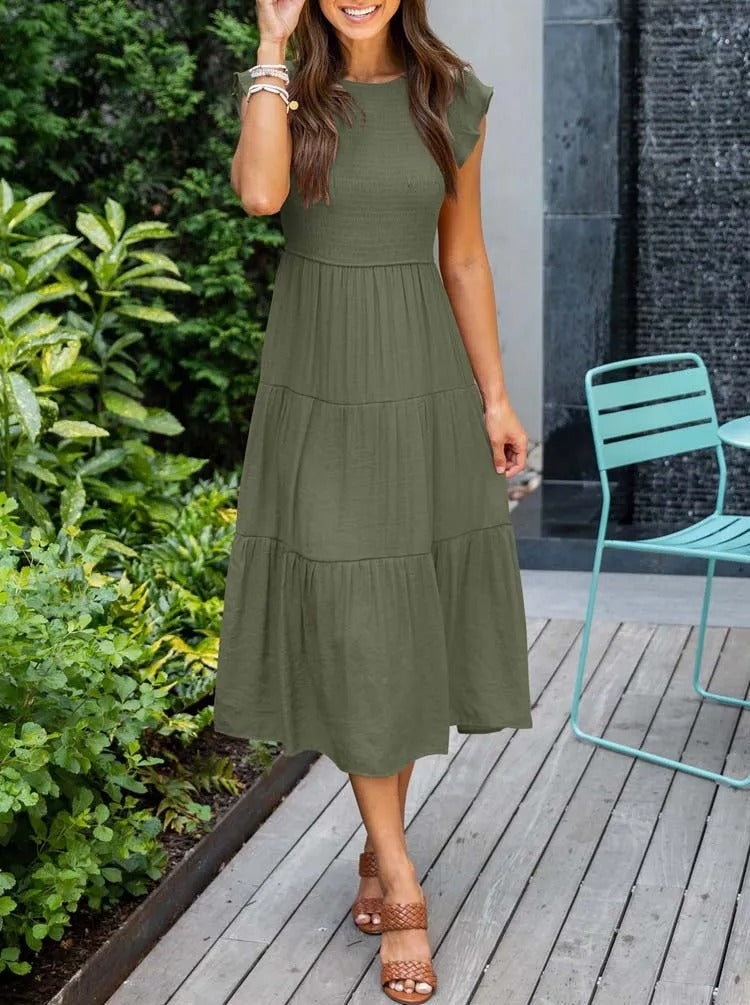 Celia™ | Vestido Elegante con Cobertura Abdominal