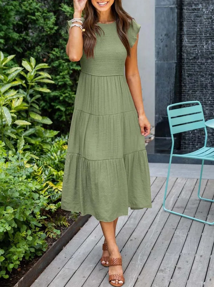 Celia™ | Vestido Elegante con Cobertura Abdominal