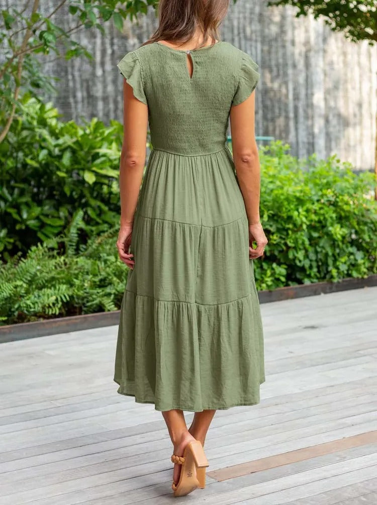 Celia™ | Vestido Elegante con Cobertura Abdominal
