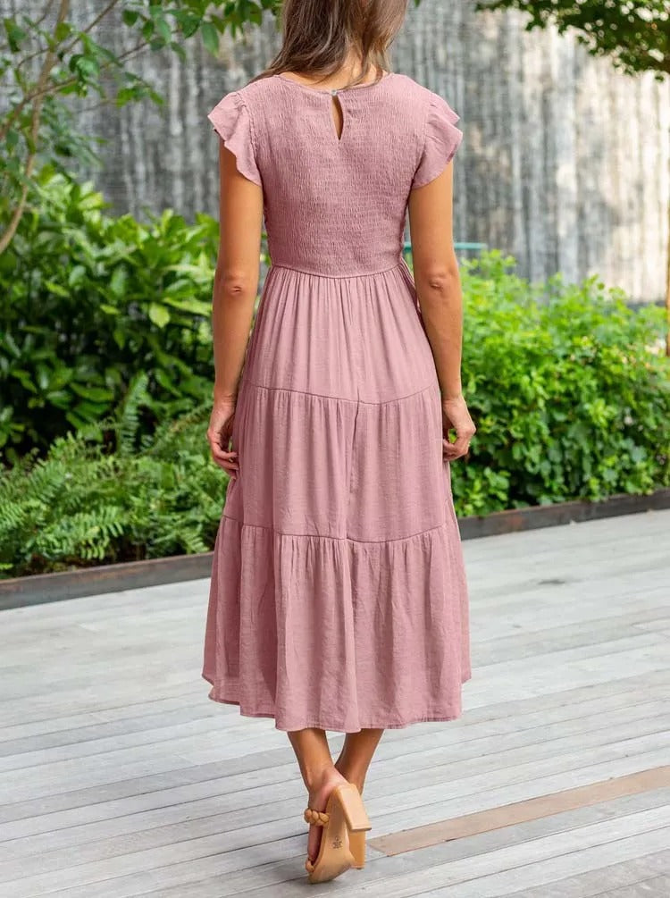Celia™ | Vestido Elegante con Cobertura Abdominal