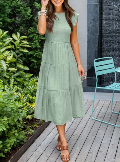 Celia™ | Vestido Elegante con Cobertura Abdominal