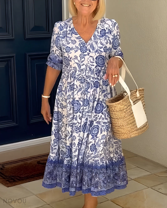 Beatriz™️ | Vestido Floral Elegante